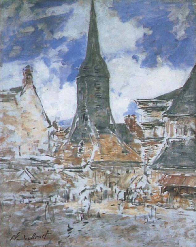 The Bell-Tower of Saint-Catherine at Honfleur, Claude Monet